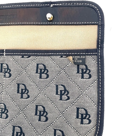 Dooney & Bourke Signature DB Logo Canvas Tote Insert Replacement - Picture 3 of 7